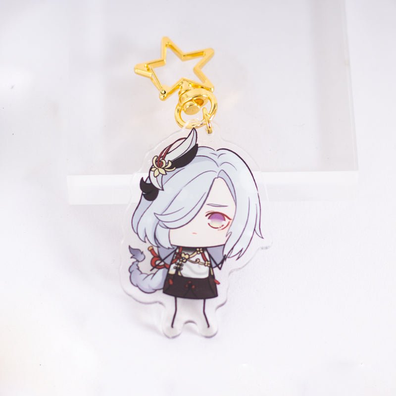 Stickman Style Genshin Impact Character Cute Keychain - Teyvat Tavern - Genshin Impact & Honkai Star Rail & 3Z Merch