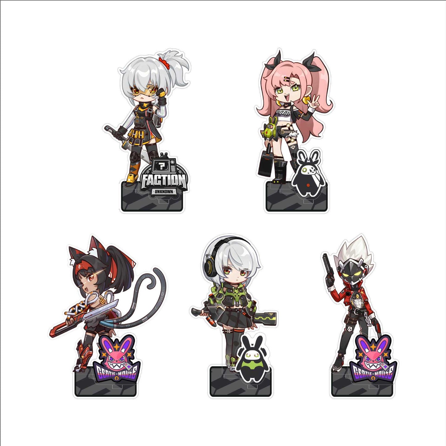 Zenless Zone Zero Character Chibi Stand Figure - Teyvat Tavern - Genshin Impact & Honkai Star Rail & 3Z Merch